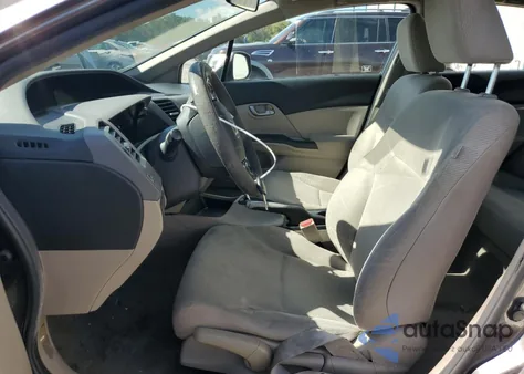 2012 Honda Civic Lx из США, поврежденный, VIN 19XFB2F53CE068341